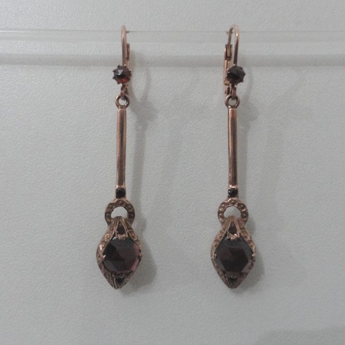 Granatschmuck granat ohrringe - granat,