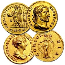 Römische Aureus Goldmünze