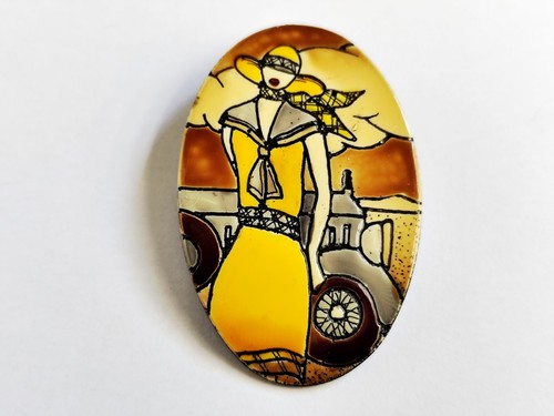 Vintage brosche art - art, deco
