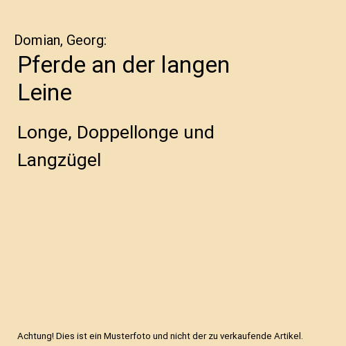 Pferde der langen leine - der,