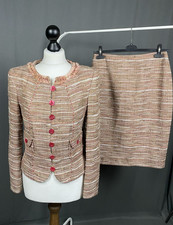 Escada Damen Fransen Tweed