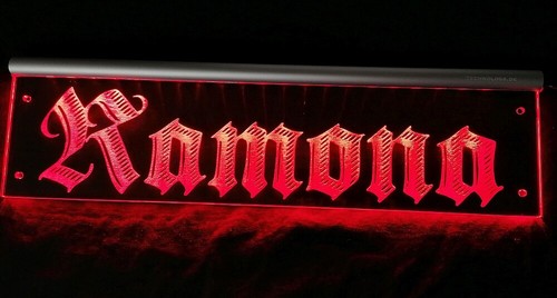 Ramona led namensschild oder - ramona,