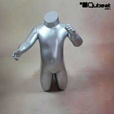 Schaufensterpuppe Kind Silber