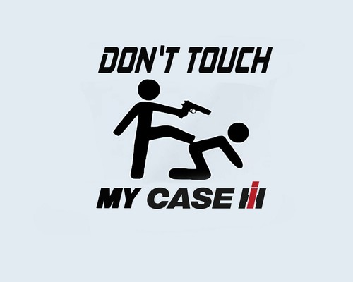 Don touch case aufkleber - don't,