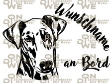 Aufkleber "Dobermann"