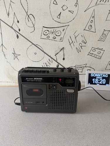 Sharp 2000 2000h radio tape - sharp, radio-tape