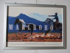 Marlboro Werbung im Wechselrahmen 64,5 cm x 47 cm verschiedene Motive + PielRoja