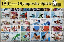 150Briefmarken Olympische Spiele Sport Olympia Wettkampf Medaille Olympiade OLY