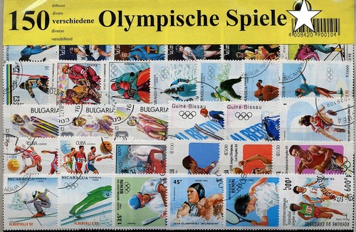 150briefmarken olympische - 150briefmarken,