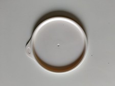 Tupperware R-Deckel 6957 oder 1928 Kleine Hitparade Ø 12 cm/13,2 cm weiß neuwert