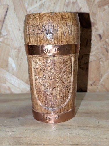 Vintage deko holzbecher holz - deko,