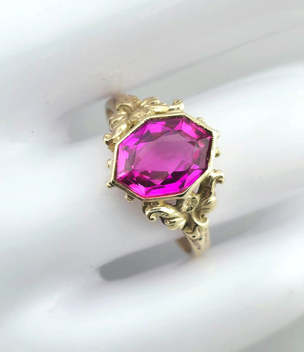 Ring gelbgold 333 vintage - ring, *