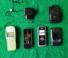 Nokia 3210 2700c Motorola v3i Razr w230 Konvolut 4x Retro Handy Vintage 