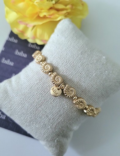 Biba metall armband - armband, muschel