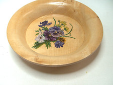 alter bemalter Holzteller +