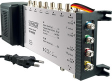SCHWAIGER SEW4058 531 Multischalter 5/8 Mit Netzteil 8 Teilnehmer Signalverteile
