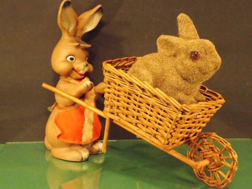 Oster hase häsin antik 60er - oster,