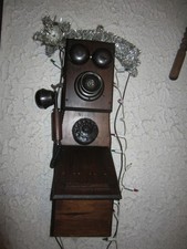 Vintage Seltsames Wand Telefon Antik