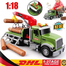 Holztransport-LKW und Anhänger Transporter Spielzeugset Auto Truck  für Jungen