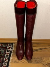 Damen Vintage Lederstiefel