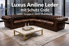 Chesterfield luxus leder - chesterfield,