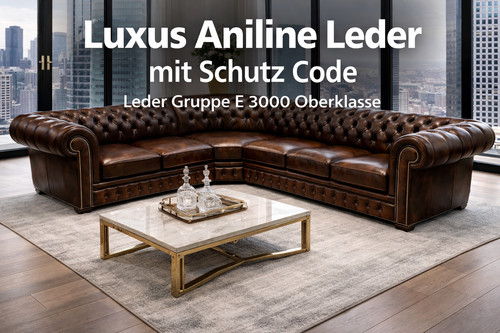 Chesterfield luxus leder - luxus,