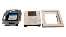 Busch-Jaeger 6124-102 Raumthermostat+6120 U-102 EIB KNX Busankoppler UP Rahmen84