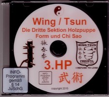DVD  Wing Tsun 3. Sektion Holzpuppe Form und Chi Sao Muk Yan Jong