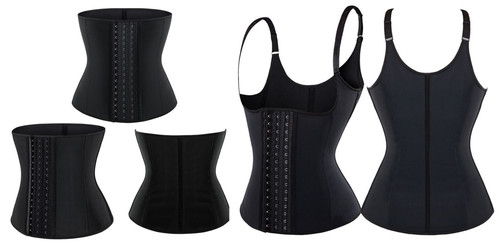 Taillentrainer latex damen - latex,