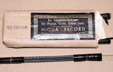 1 Gros 144 Stück Laubsägeblätter NIQUA-RECORD 2/0  Premium Qualität 1A Metall