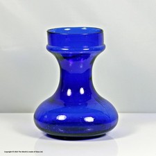 Viktorianische Vase Bristol Blau Hyazinthe