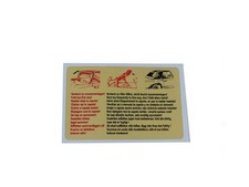 Soft top sticker for Mercedes