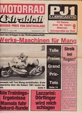 Motorrad Extrablatt Grosser