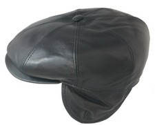Wegener Leder Mütze - Flatcap