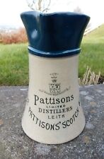 Pattions Leith Scotland Werbung Scotch Whisky Wasserkrug vor 1900. Buchan