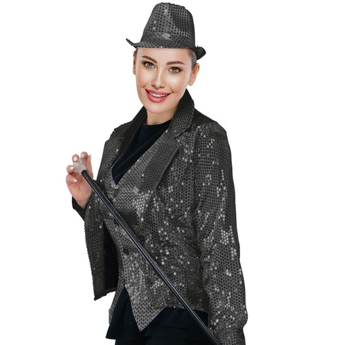 Pailletten frack damen jacke - pailletten-frack, damen-jacke