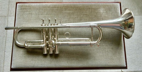 Vintage trompete besson - f.,