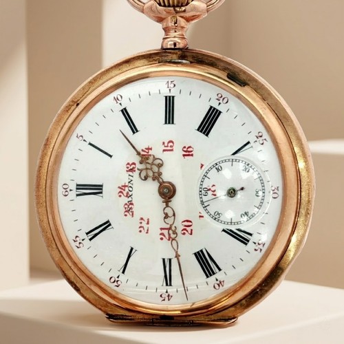 Saxonia gold taschenuhr - saxonia, gold-taschenuhr