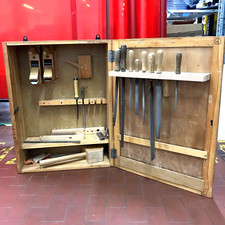 Tischler Schreiner Holzschrank Werkzeugschrank Hängeschrank mit Inhalt (4)