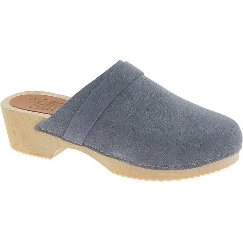 Damen holz clogs mit - holz,