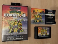 TURTLES THE HYPERSTONE HEIST SEGA MEGA DRIVE Spiel in OVP, CiB private Sammlung