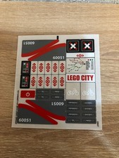 Lego Eisenbahn  Aufkleberbogen