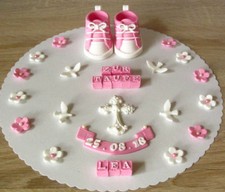 Babyschuhe tortendeko taufe - tortendeko,