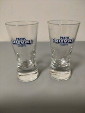 2 Vintage Pastis Duval Anisette Longdrink Gläser aus Frankreich, rar