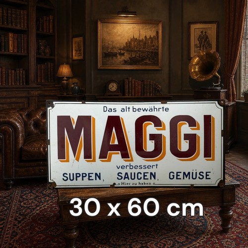 Vintage alt maggi emaille - alt,