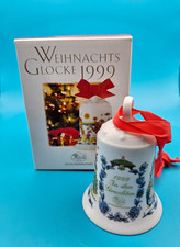 Hutschenreuther Weihnachtsglocke Glocke 1999 In den Grachten Jahresglocke