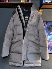 Helly Hansen M Parka Winterjacke Mantel Jacke Grau Herren