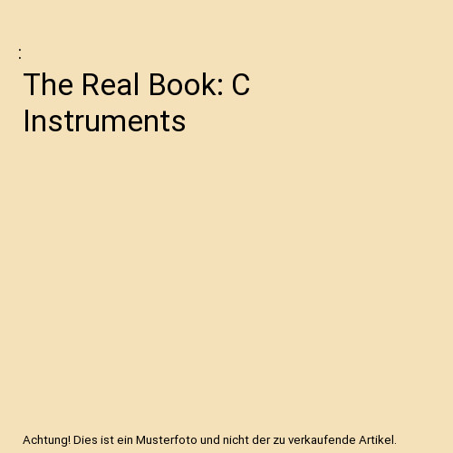 The real book instruments - the,