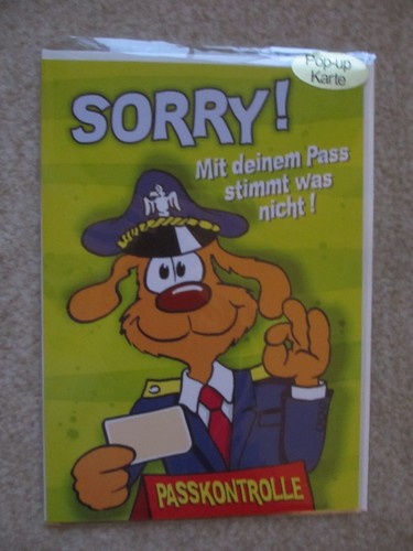 Sorry mit deinem - sorry!,