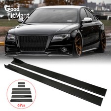 Seitenschweller Schwarz Schweller Spoiler Lippe Splitter Für Audi A4 S4 8K B8